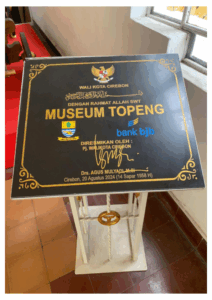 Prasasti museum topeng Kota Cirebon